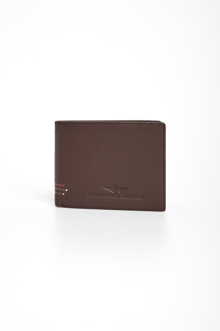 Komplet portfel + brelok męski skórzany AERONAUTICA MILITARE