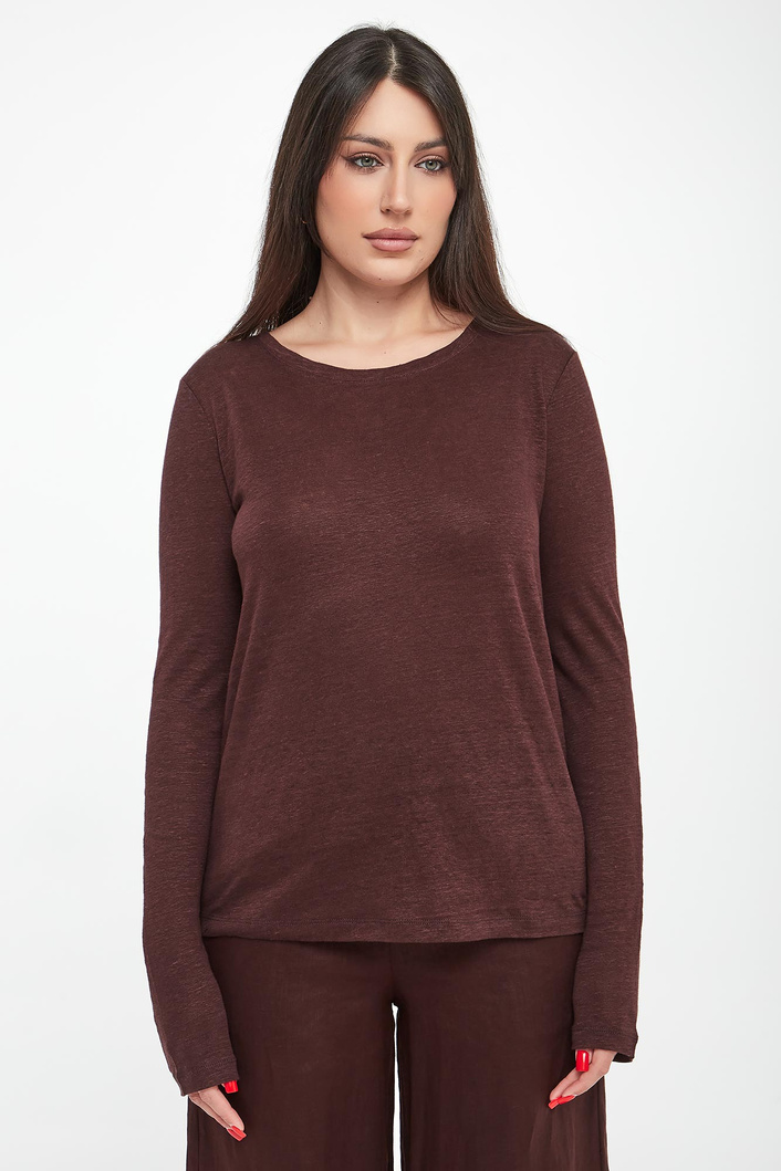 Longsleeve damski lniany Cale ECOALF