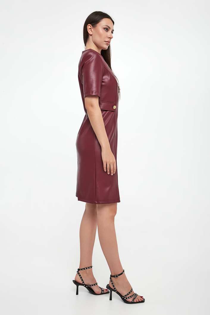 Sukienka z ekoskóry JOSEPH RIBKOFF