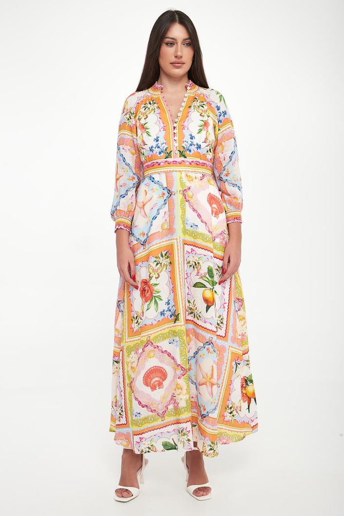 Sukienka maxi lniana HALE BOB