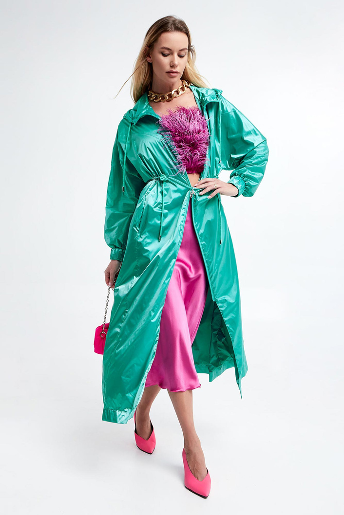 Płaszcz damski parka PATRIZIA PEPE