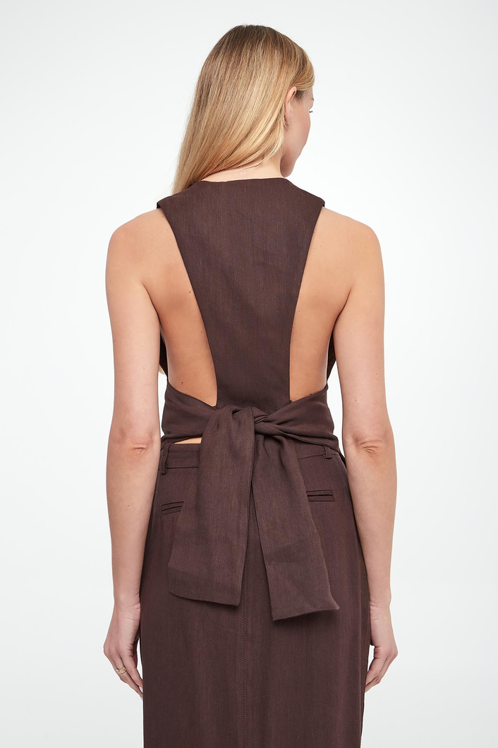 Kamizelka damska lniana ELISABETTA FRANCHI