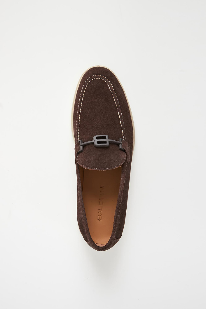 Loafersy męskie zamszowe BALDININI