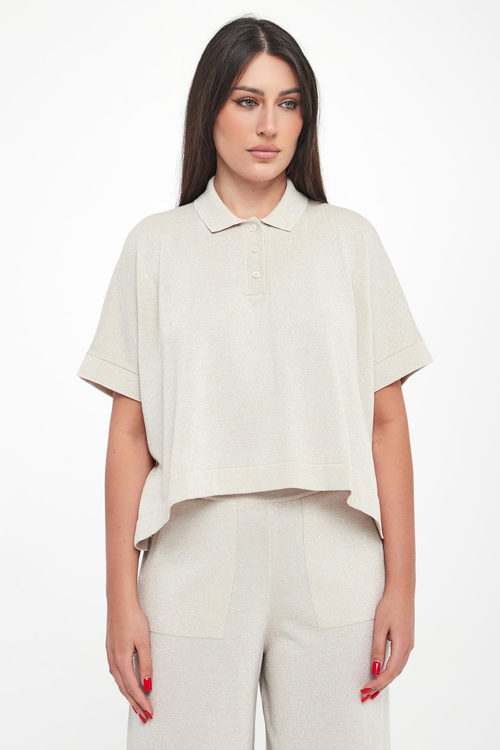 Sweter damski lureksowy PESERICO