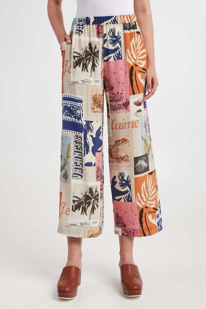 Spodnie damskie jedwabne Karman WEEKEND MAX MARA