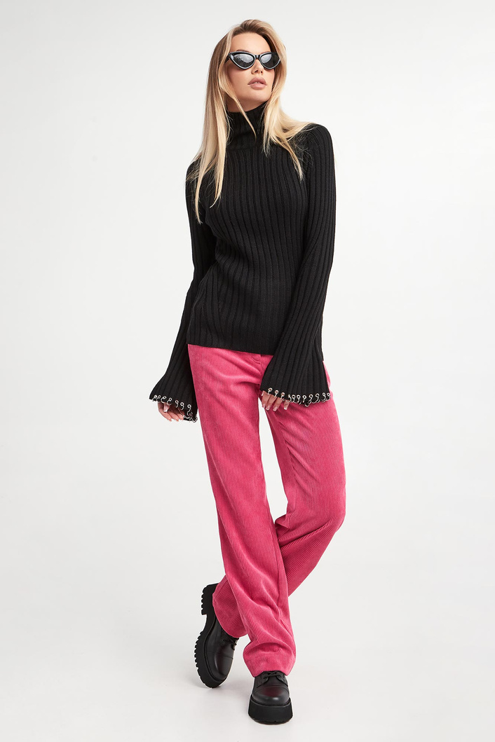 Sweter damski z golfem PATRIZIA PEPE