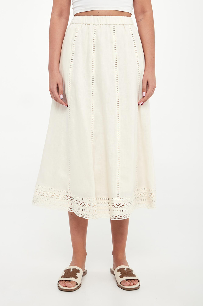 Spódnica lniana Gergo WEEKEND MAX MARA