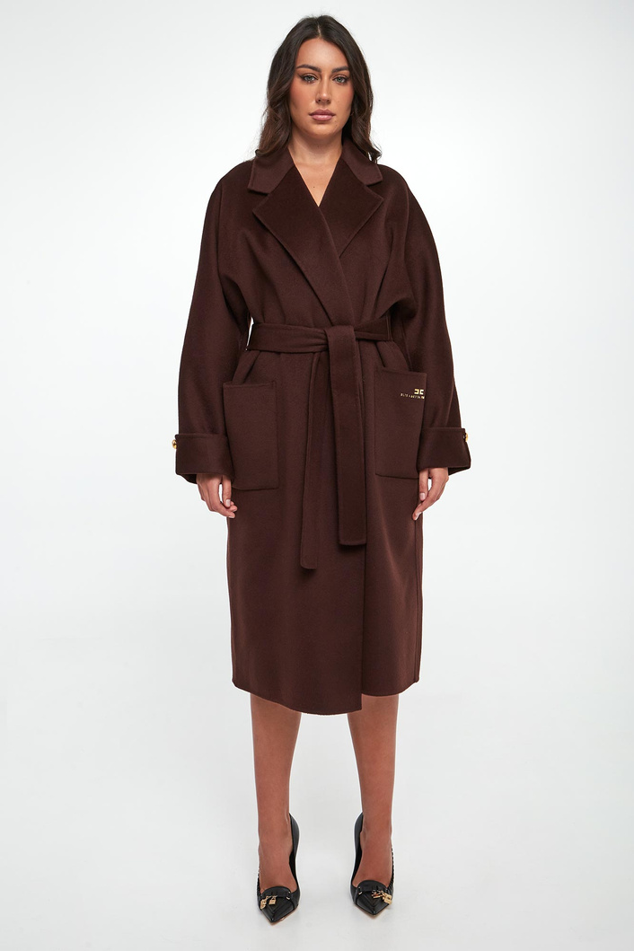 Płaszcz damski wełniany ELISABETTA FRANCHI