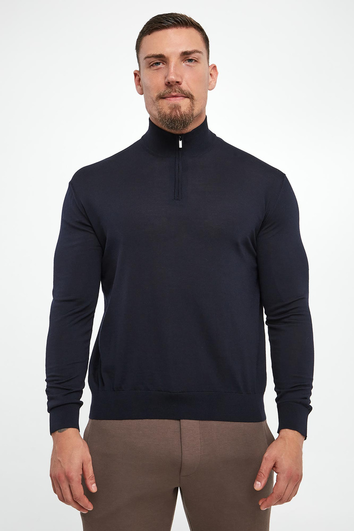 Sweter męski z wełny dziewiczej PAUL&SSHARK