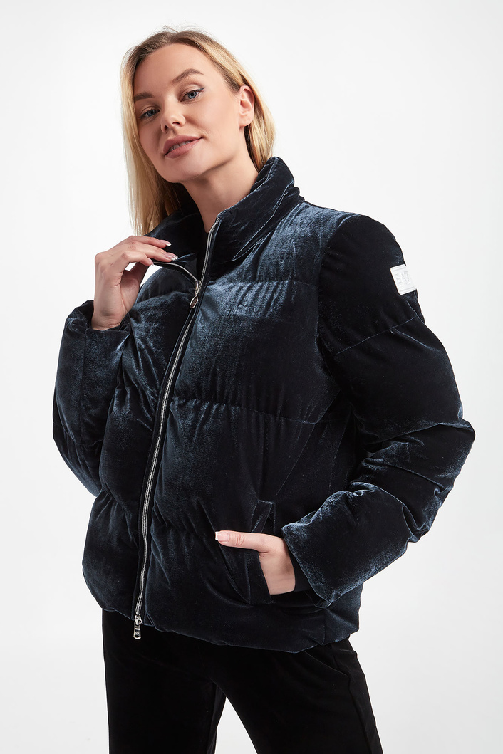 Kurtka welurowa EA7 EMPORIO ARMANI