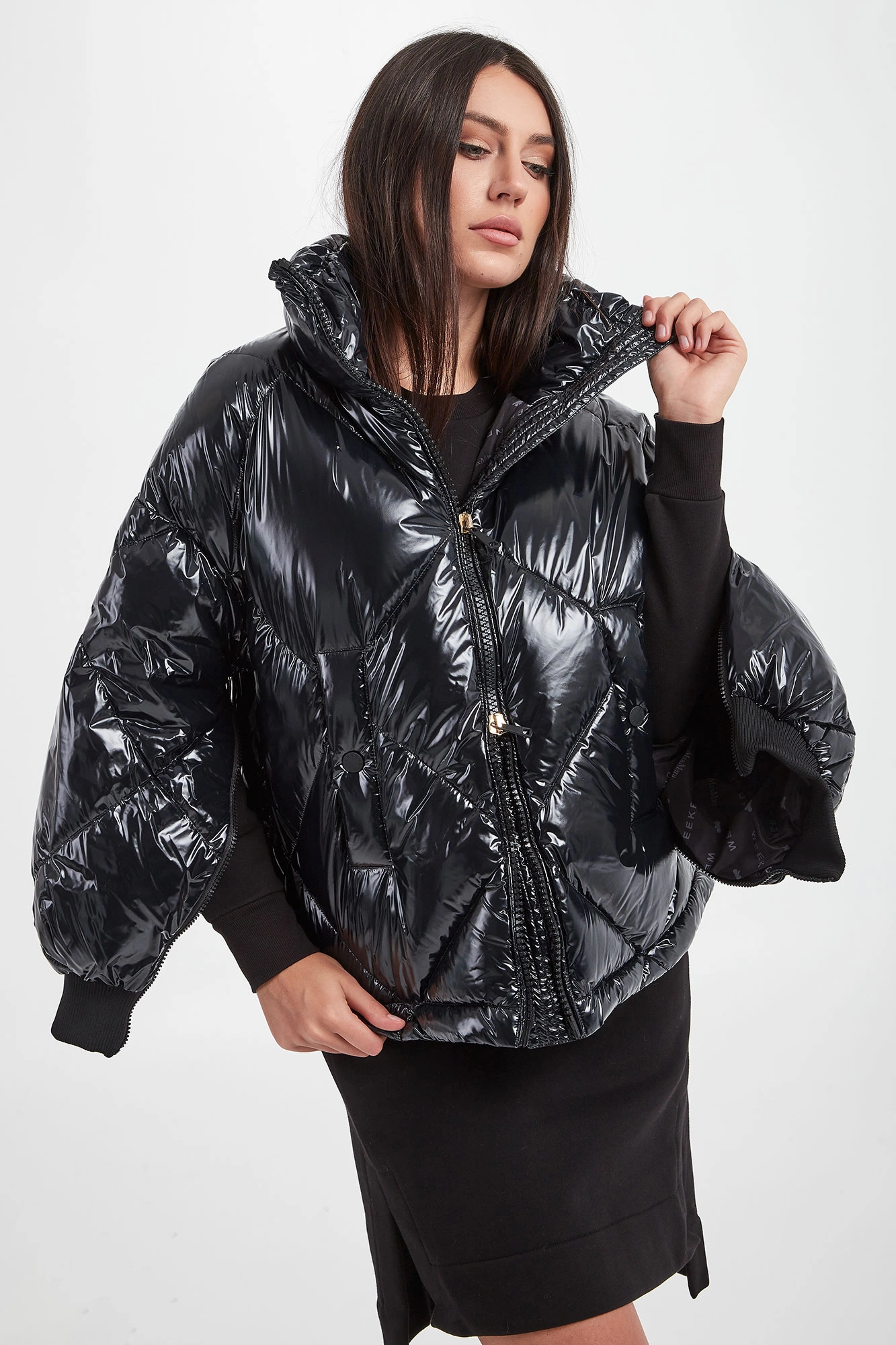 まぁ Weekend Max Mara kurtka z domieszką wełny ALFREDO kolor brązowy