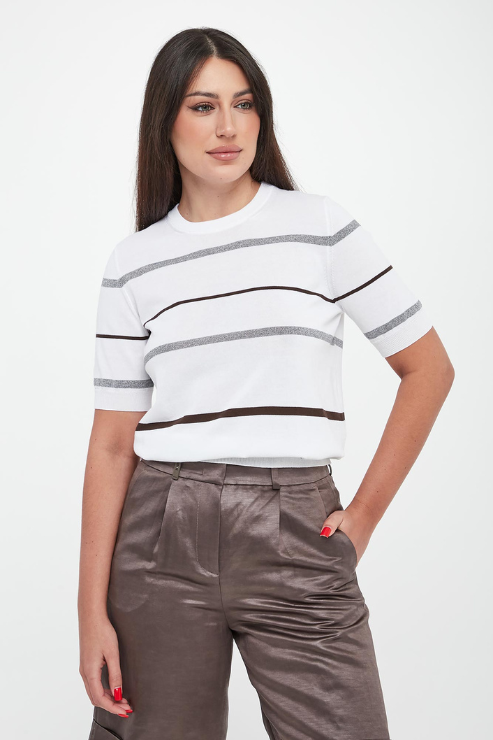 Sweter damski w paski PESERICO