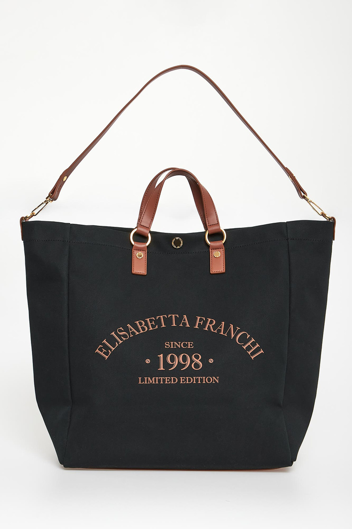 Torebka płócienny shopper ELISABETTA FRANCHI