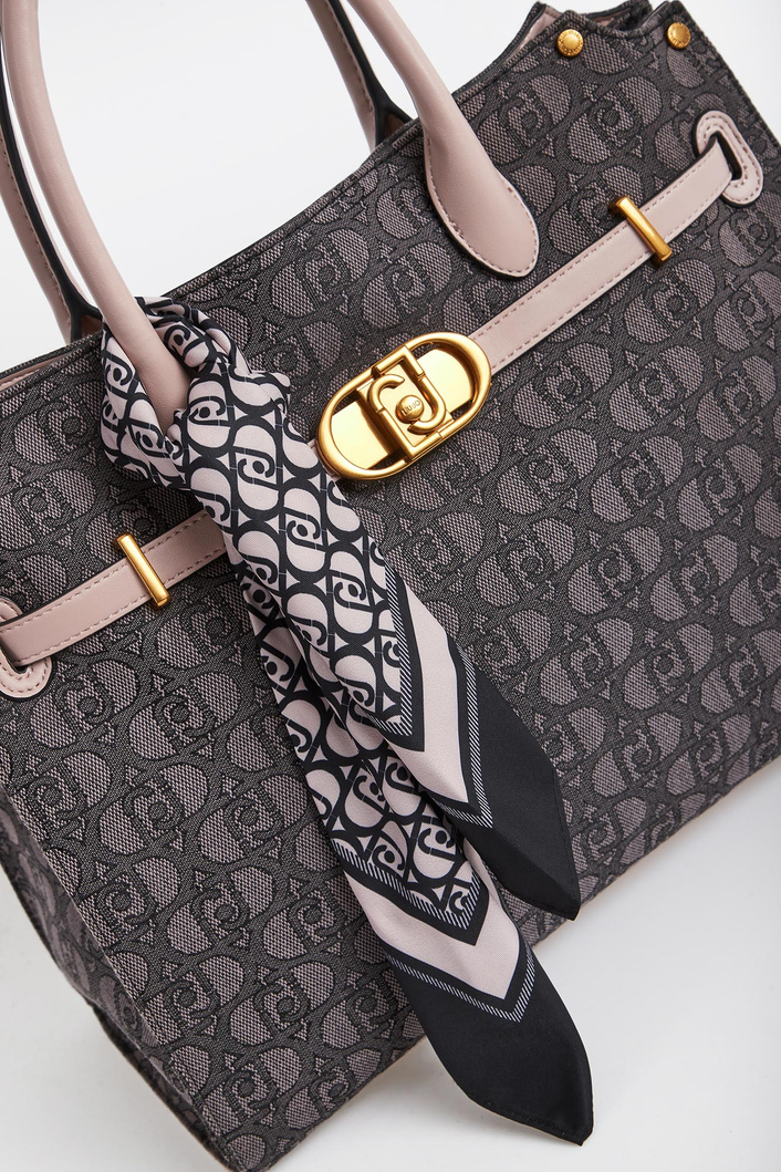 Torebka shopper żakardowa LIU JO 