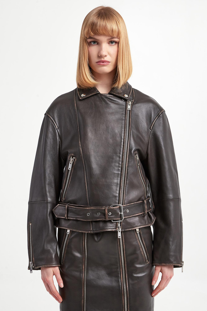 Kurtka damska skórzana Lessy WEEKEND MAX MARA