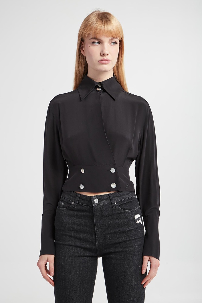 Koszula damska jedwabna KARL LAGERFELD