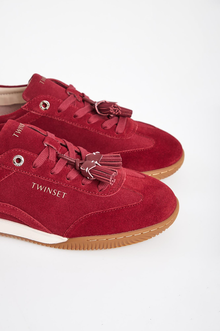Sneakersy damskie zamszowe TWINSET