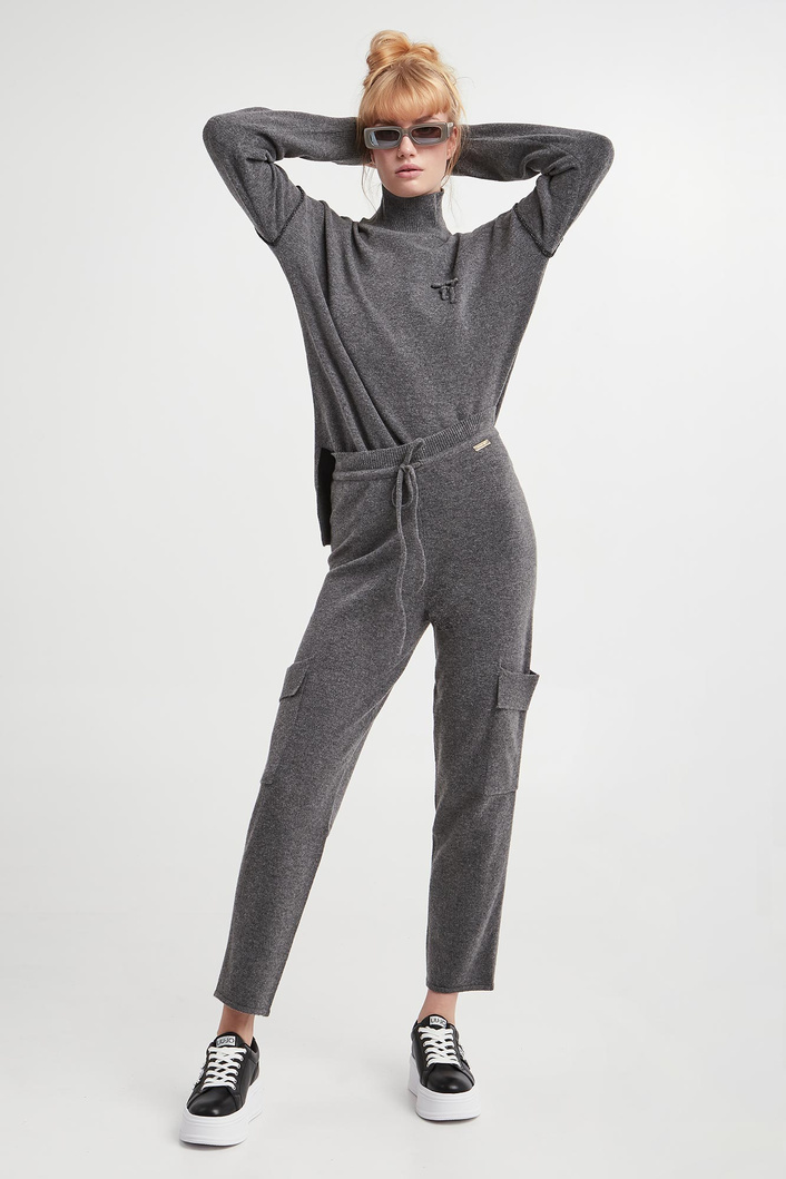 Sweter damski z golfem TWINSET U&B