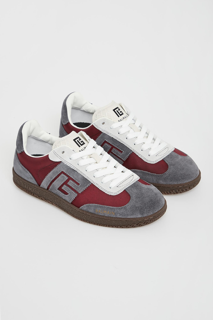 Sneakersy męskie skórzane BALMAIN