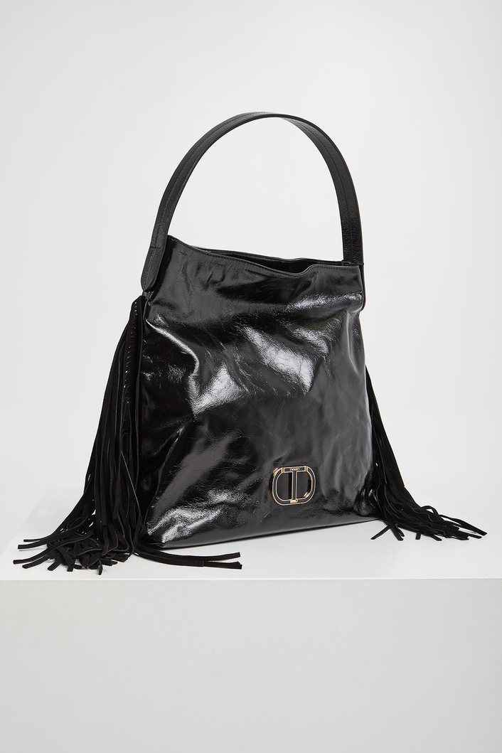 Torebka damska hobo maxi skórzana TWINSET