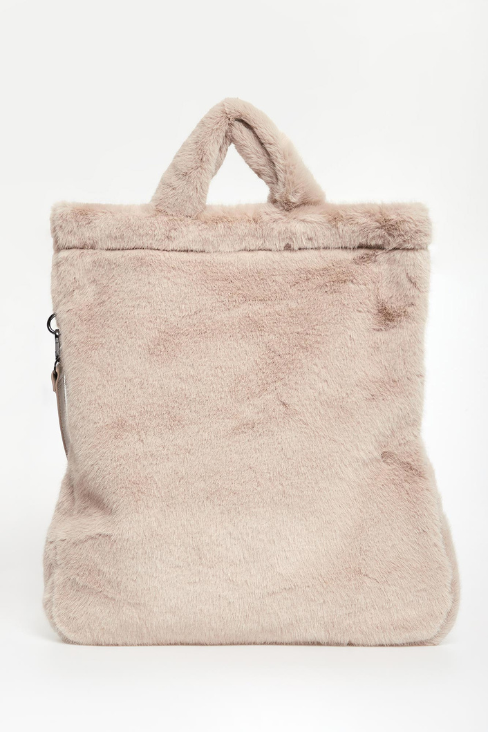 Torebka futerkowy shopper DIEGO M