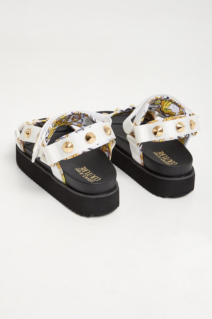 Sandały damskie na platformie VERSACE JEANS COUTURE