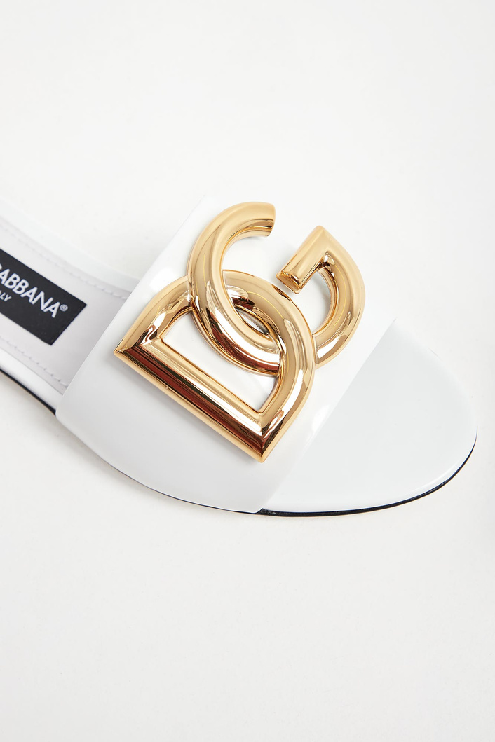 Klapki damskie skórzane DOLCE & GABBANA