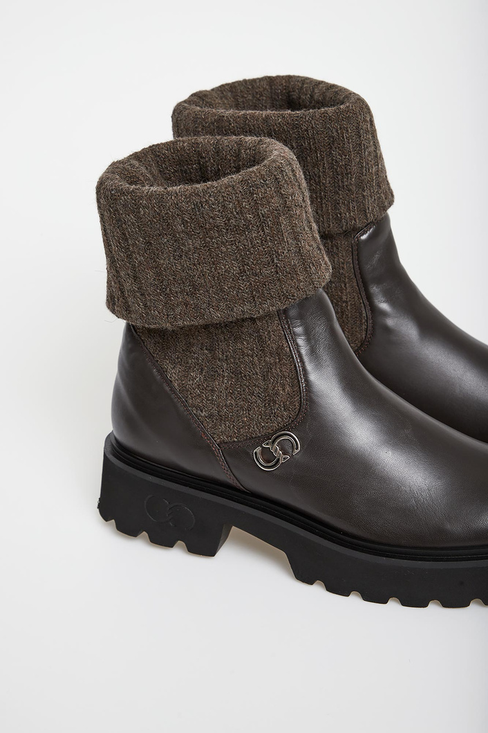 Botki damskie skórzane CESARE CASADEI