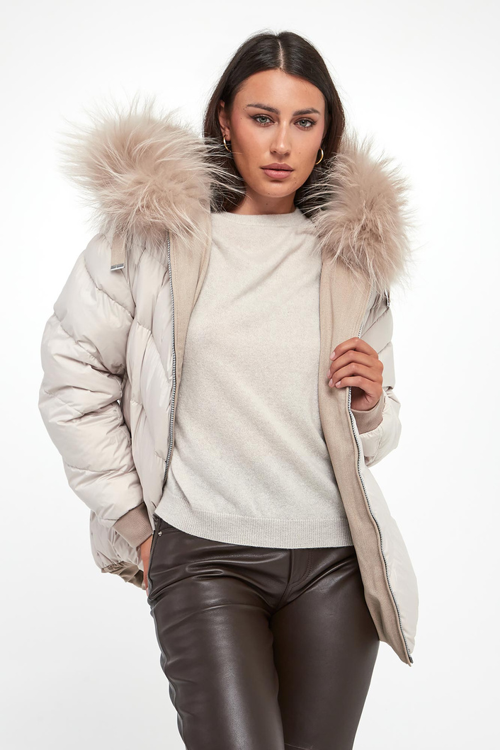 Kurtka damska puchowa dwustronna DIEGO M