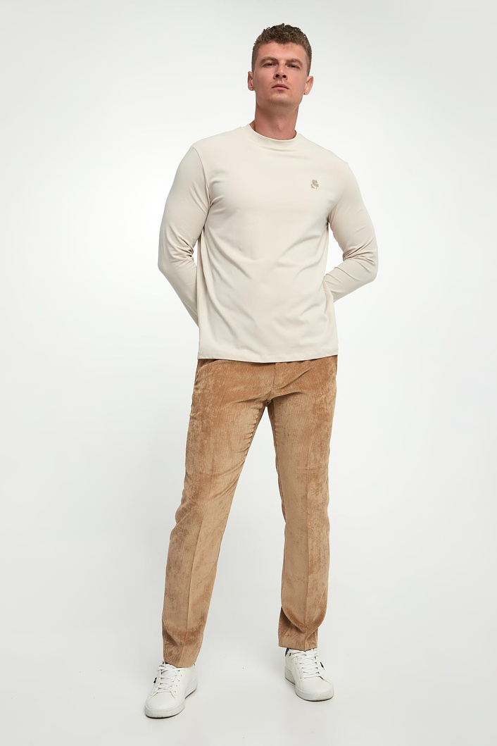 Longsleeve męski z logo KARL LAGERFELD