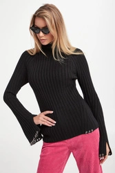 Sweter damski z golfem PATRIZIA PEPE