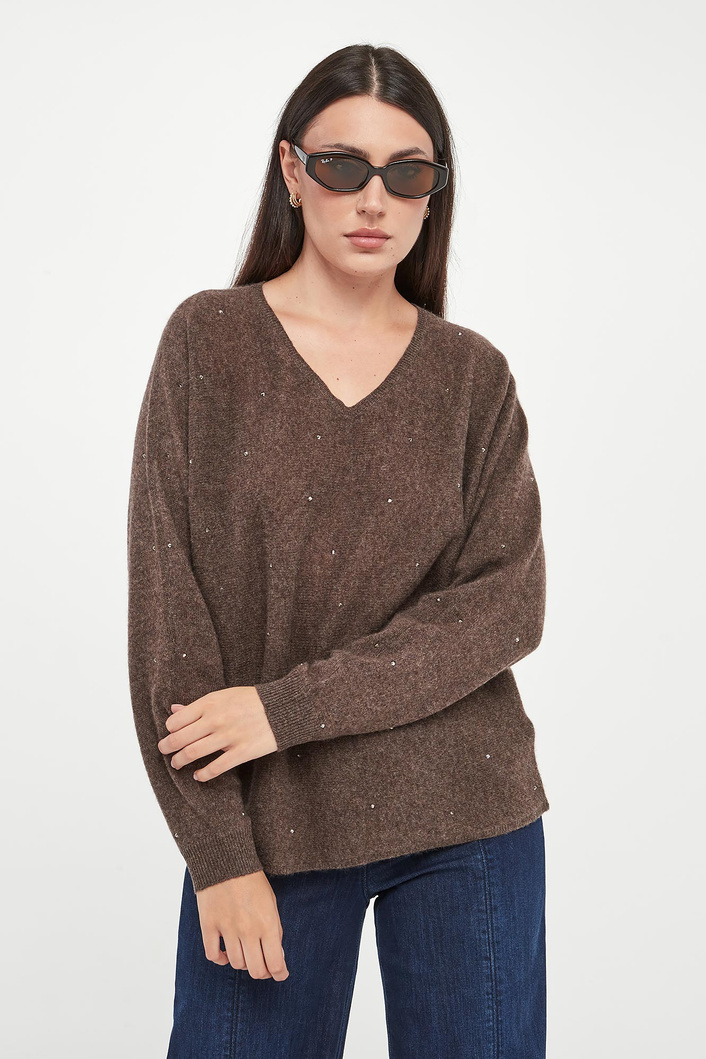 Sweter damski kaszmirowy JOSEPH RIBKOFF