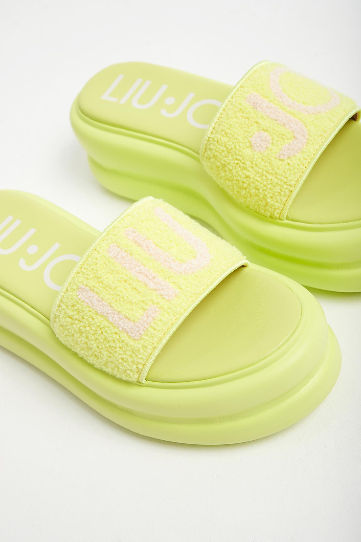 Klapki damskie na platformie LIU JO
