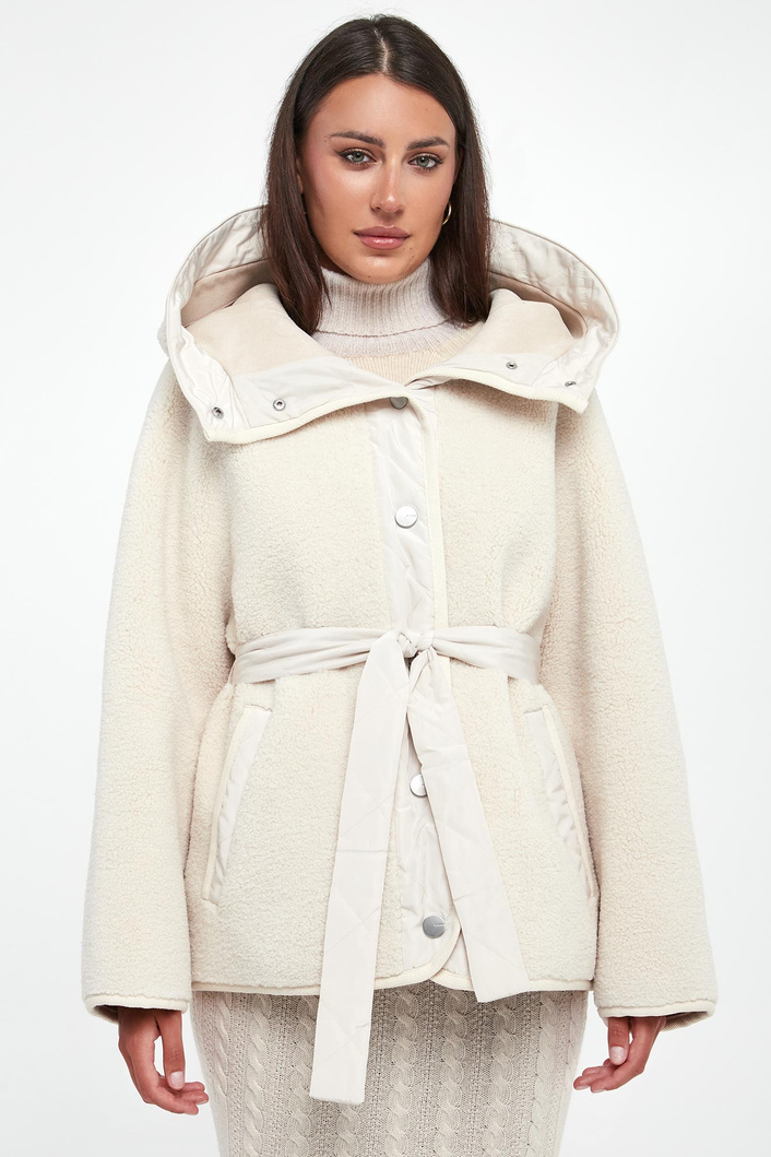 Kurtka damska z kapturem Capperi PINKO