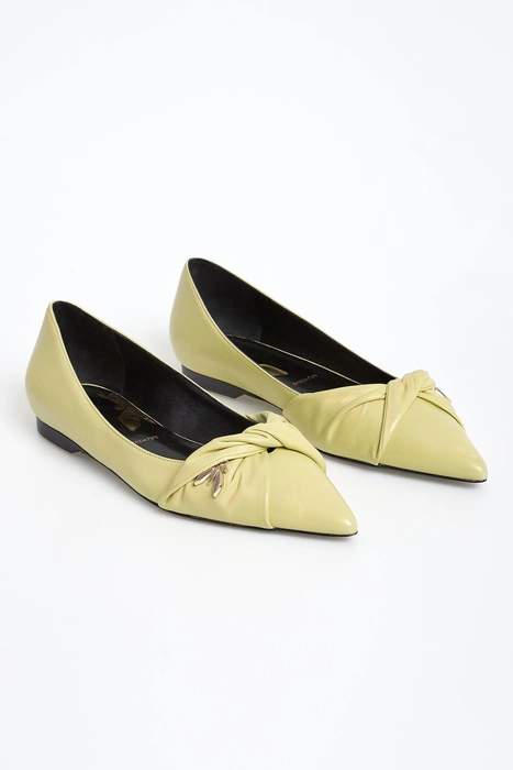 Baleriny skórzane PATRIZIA PEPE