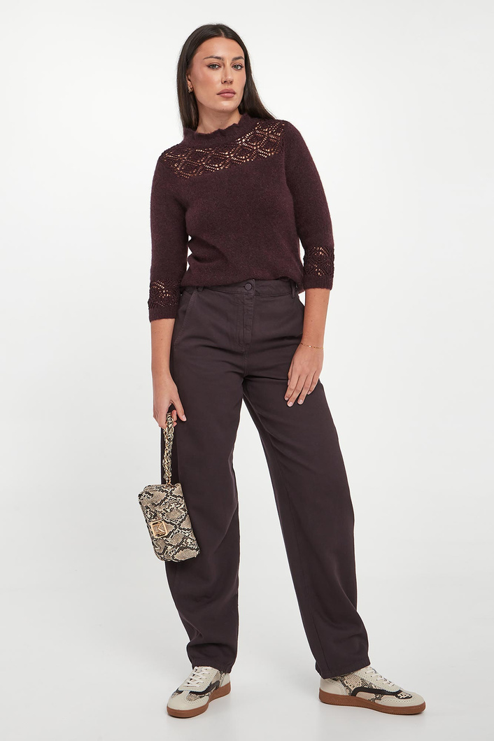 Sweter damski z alpaki Verace MARELLA MONOCHROME