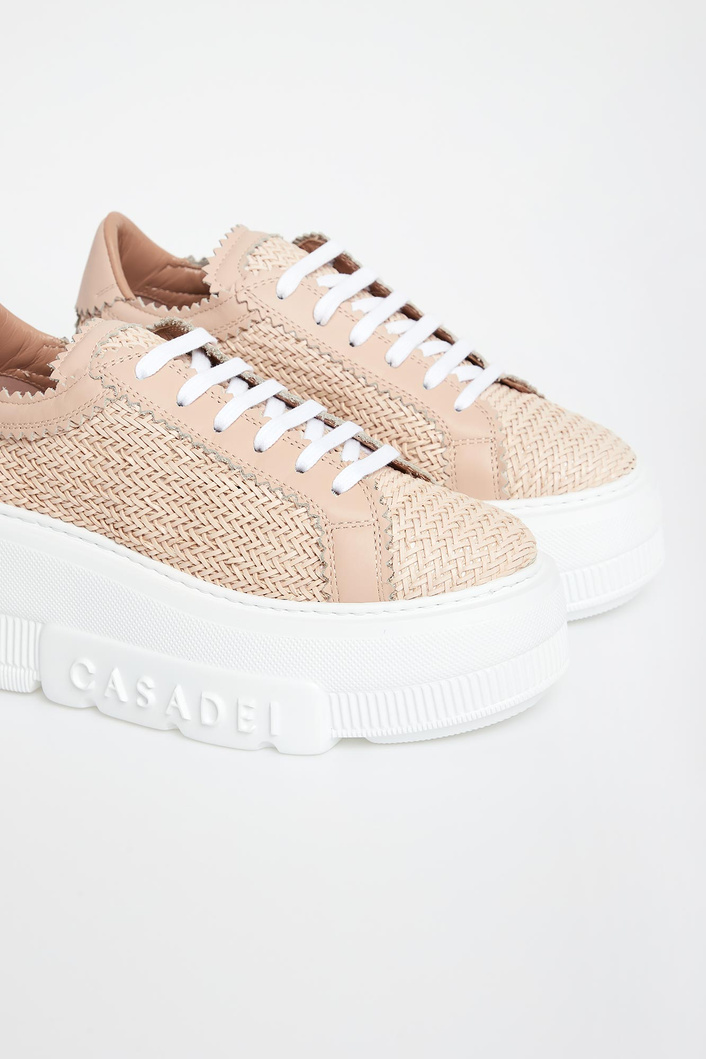 Sneakersy damskie skórzane CASADEI