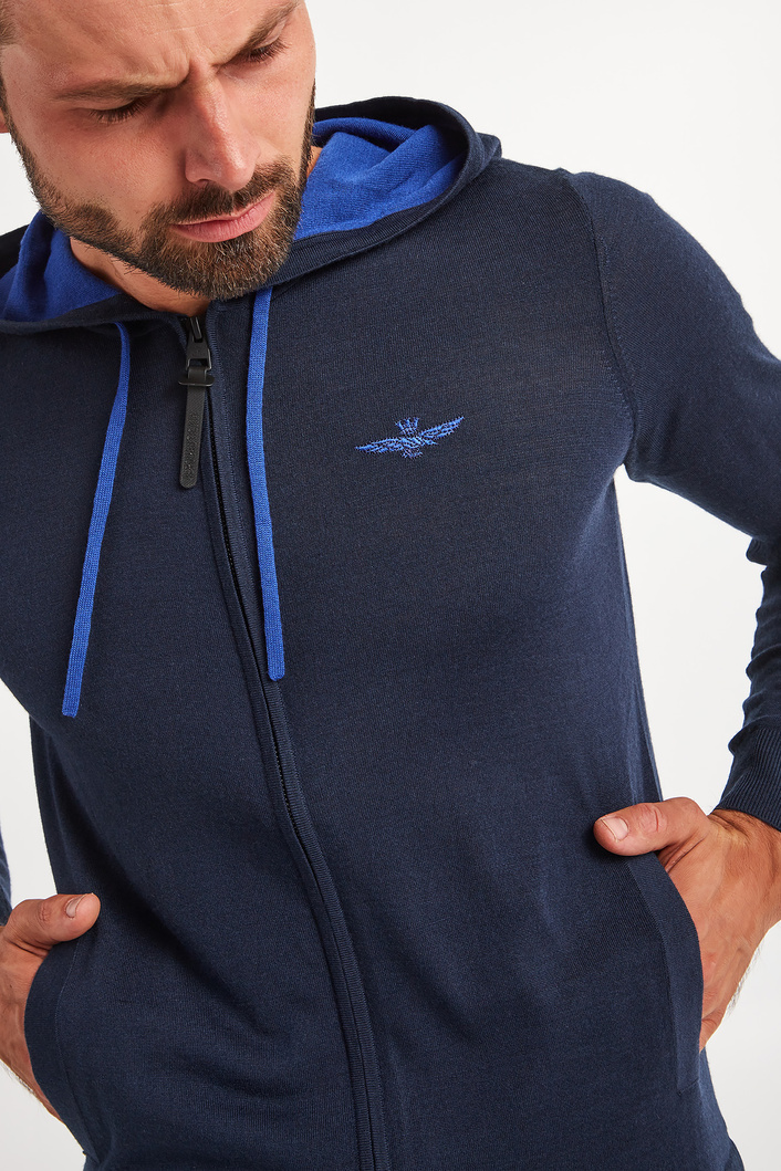 Sweter męski wełniany AERONAUTICA MILITARE