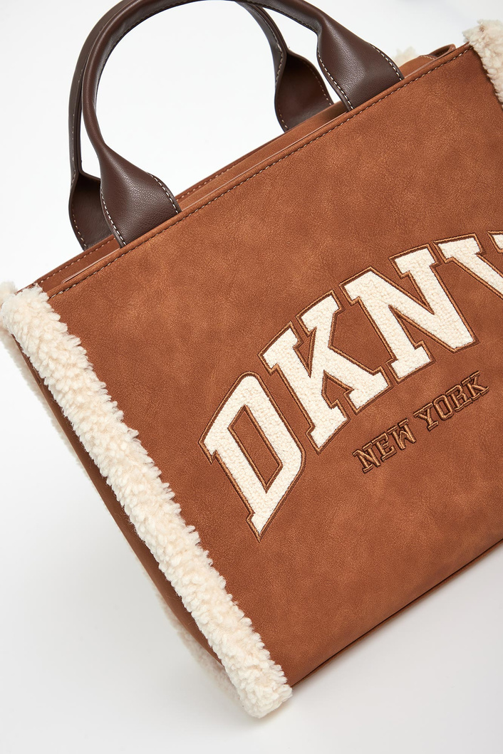 Torebka damska z futerkiem Hadlee DKNY