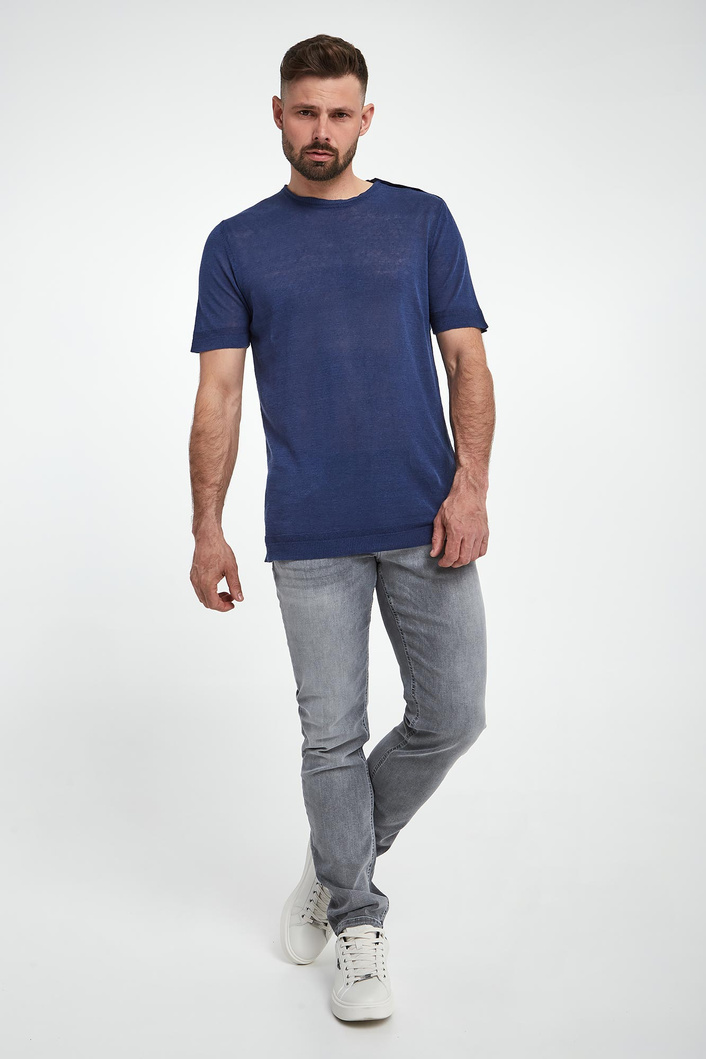 T-shirt męski lniany LIU JO