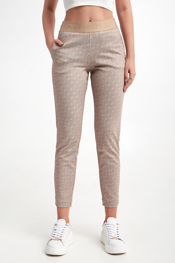 Spodnie damskie z logo JOOP!