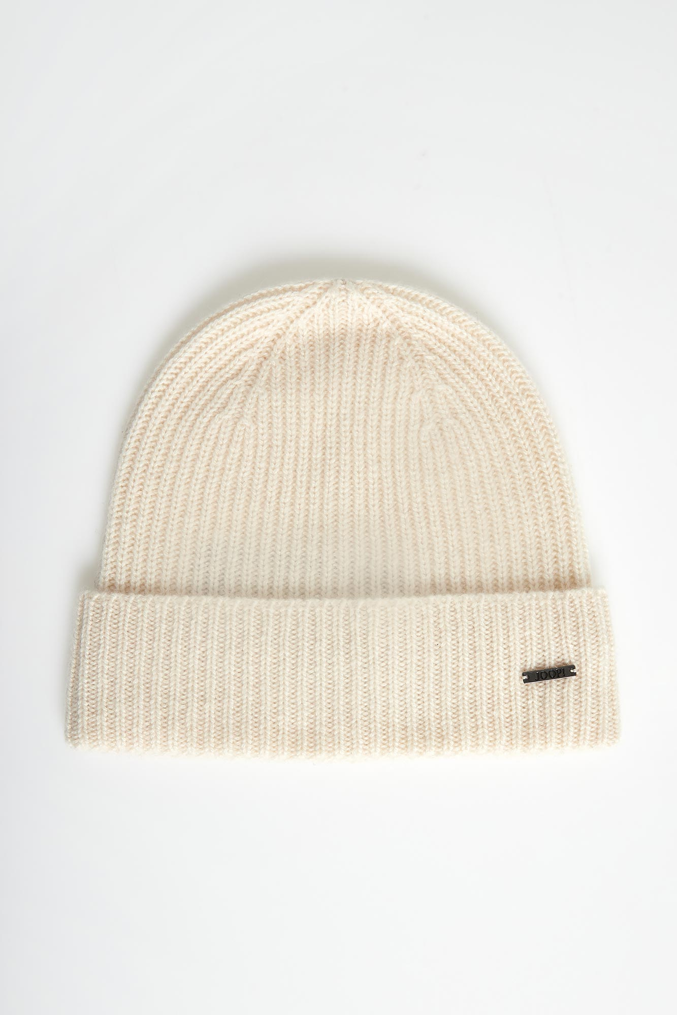 Czapka męska kaszmirowa Fenol JOOP! Ecru