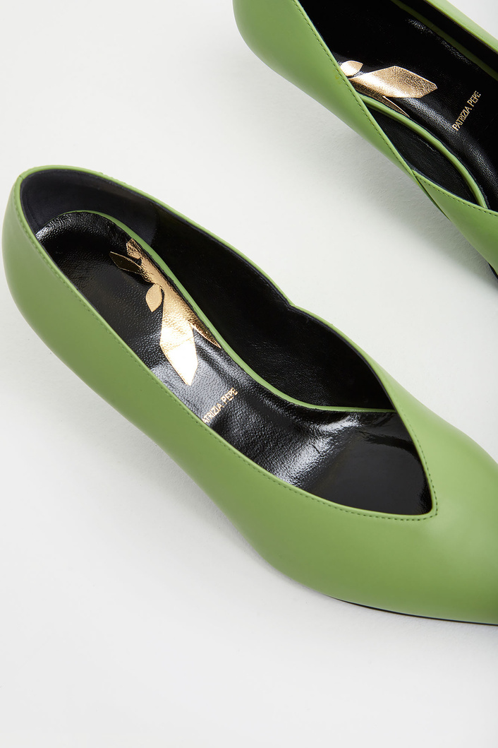 Szpilki skórzane PATRIZIA PEPE