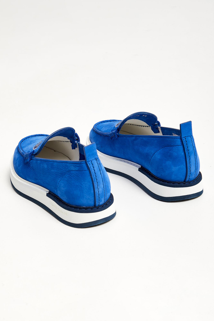 Mokasyny damskie zamszowe CESARE CASADEI