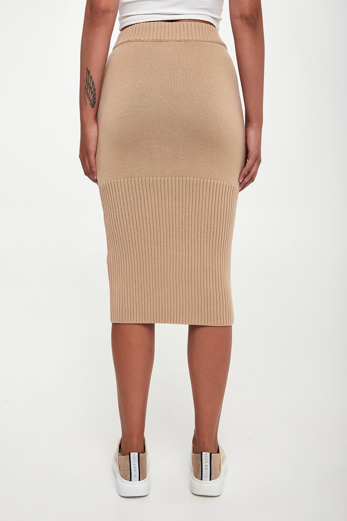 Spódnica midi wełniana ARMANI EXCHANGE