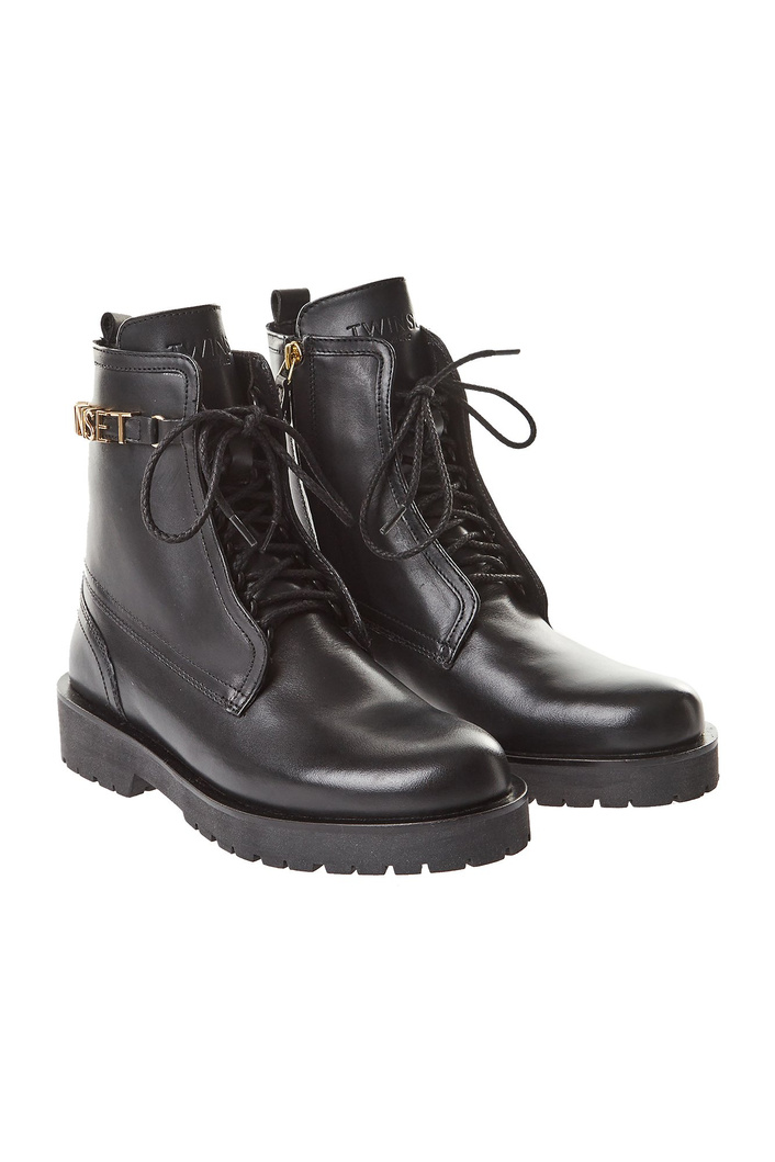 Trapery skórzane TWINSET