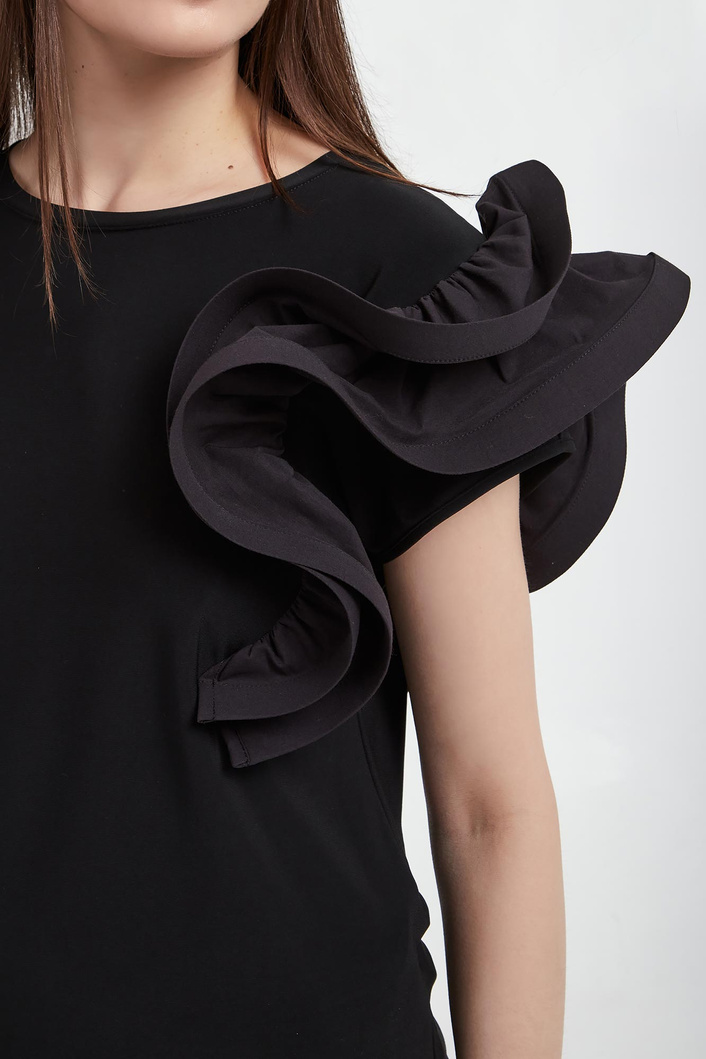 Bluzka damska z falbanami JOSEPH RIBKOFF