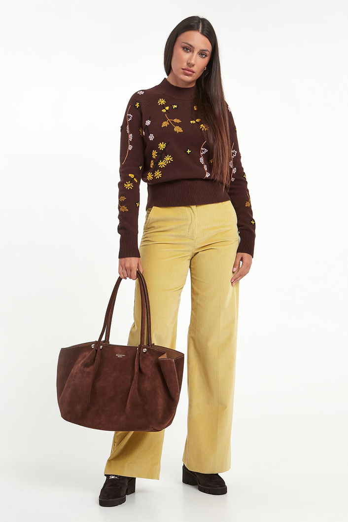 Sweter damski z wełny dziewiczej Rafia WEEKEND MAX MARA