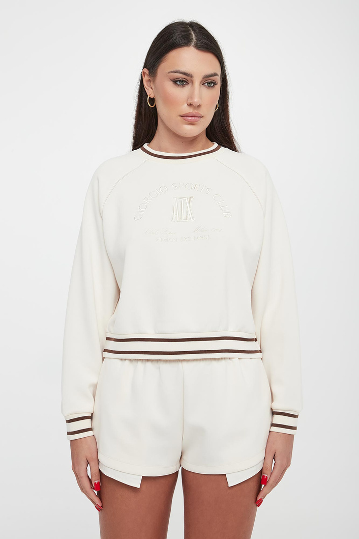 Bluza damska z logo ARMANI EXCHANGE