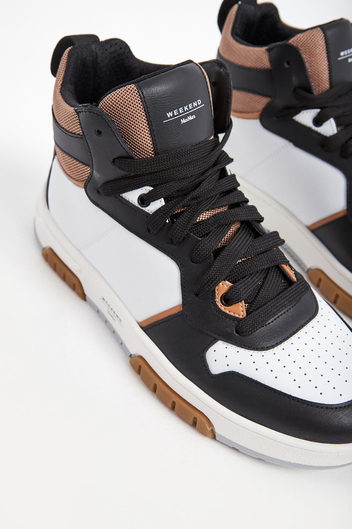 Sneakersy skórzane Miki WEEKEND MAX MARA